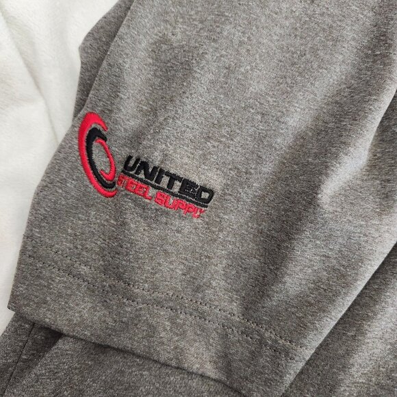 Peter Millar Summer Comfort Polo Men XL Extra Large Gray Golf Custom Embroidery - Picture 5 of 12